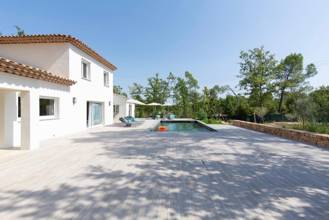 Superbe Villa Seillans La Grande Bastide Avec Piscine, Jardin, Climatisation Et Salle De Sport Bagian luar foto