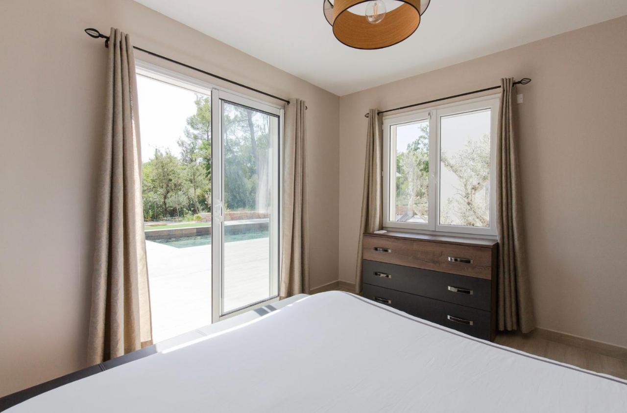 Superbe Villa Seillans La Grande Bastide Avec Piscine, Jardin, Climatisation Et Salle De Sport Bagian luar foto