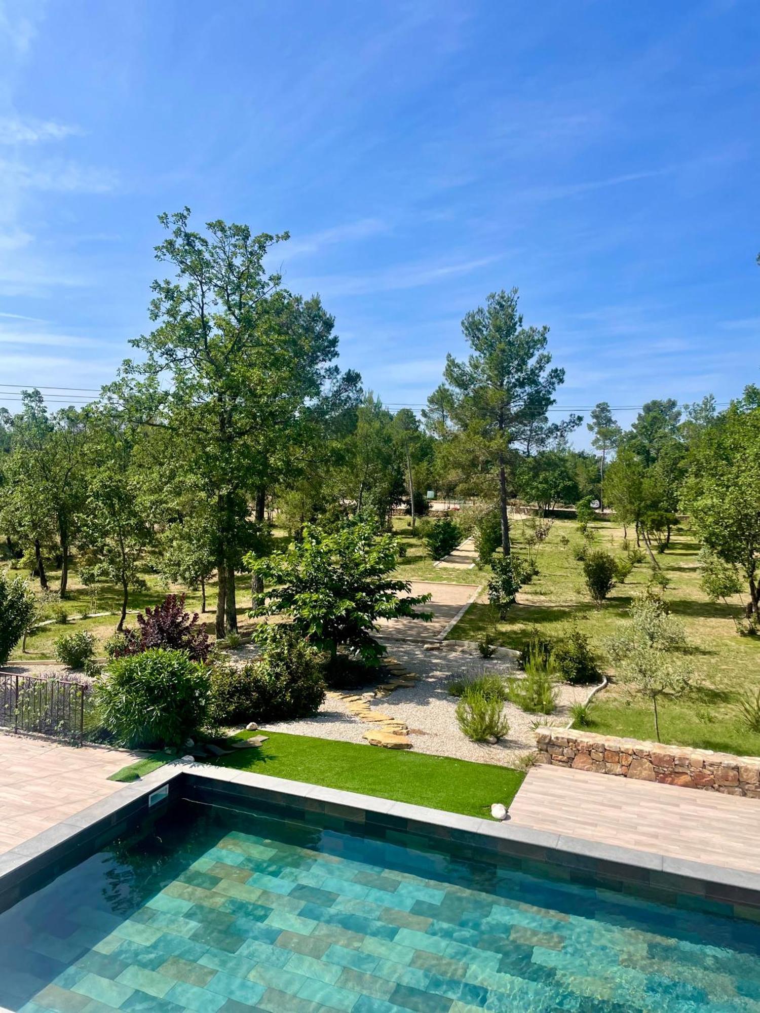 Superbe Villa Seillans La Grande Bastide Avec Piscine, Jardin, Climatisation Et Salle De Sport Bagian luar foto
