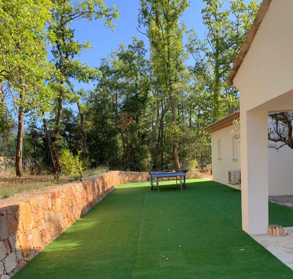 Superbe Villa Seillans La Grande Bastide Avec Piscine, Jardin, Climatisation Et Salle De Sport Bagian luar foto