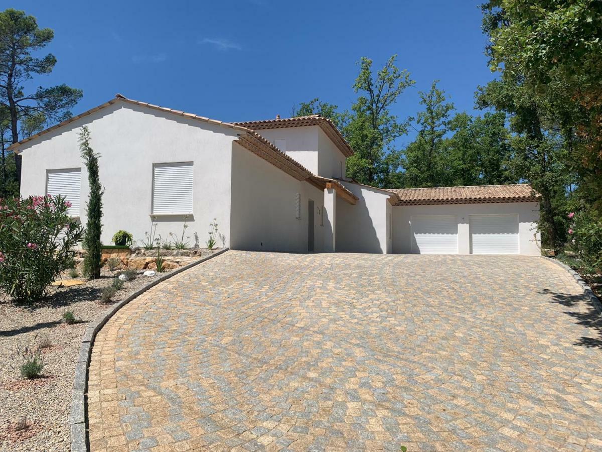 Superbe Villa Seillans La Grande Bastide Avec Piscine, Jardin, Climatisation Et Salle De Sport Bagian luar foto